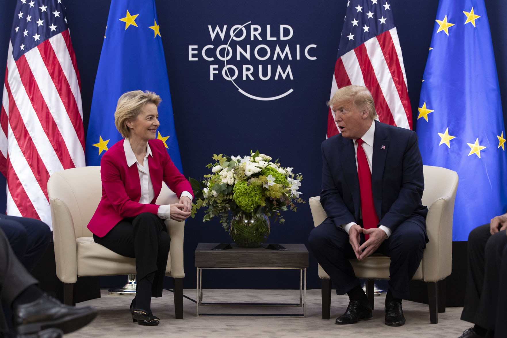 APTOPIX Switzerland Davos Forum Trump